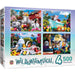 Wild & Whimsical - 500 Piece Jigsaw Puzzles 4 Pack - for just $19.99! 