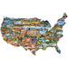 National Parks of America 1000 Piece Shaped Jigsaw Puzzle - for just $16.99! 