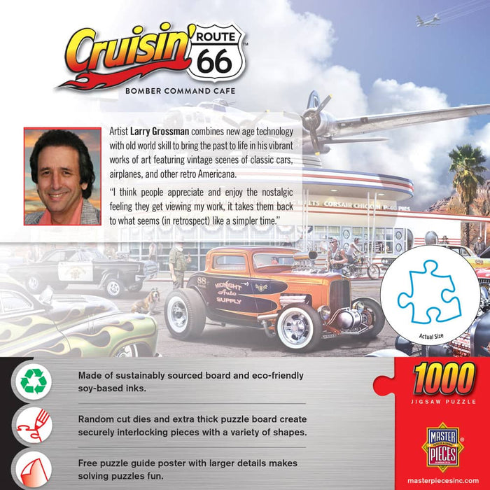 Cruisin' Route 66 - Bomber Command Cafe 1000 Piece Jigsaw Puzzle - for just $16.99! 