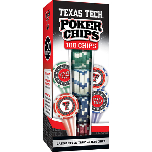 Texas Tech Red Raiders 100 Piece Poker Chips - Premium Poker Chips & Sets - Just $29.99! Shop now at Retro Gaming of Denver