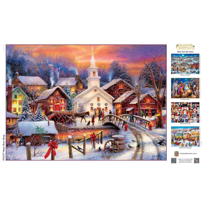 Season's Greetings - Hope Runs Deep 1000 Piece Jigsaw Puzzle - for just $16.99! 