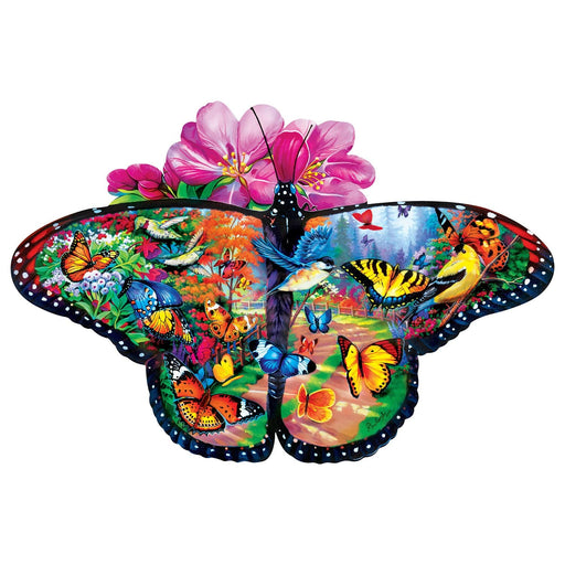 Garden Gathering - 100 Piece Shaped Jigsaw Puzzle - for just $12.99! 