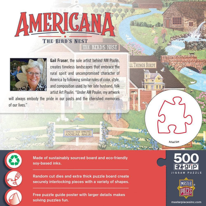 Americana - The Bird's Nest 500 Piece EZ Grip Jigsaw Puzzle - for just $14.99! 