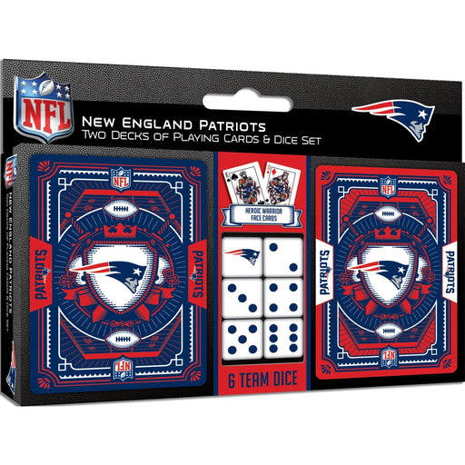 New England Patriots - 2-Pack Playing Cards & Dice Set - for just $19.99! 