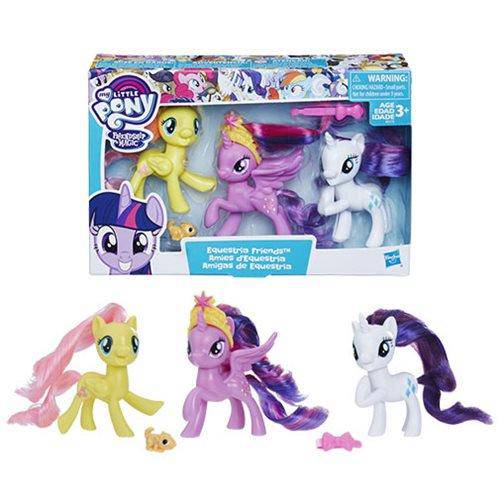 My Little Pony Equestria Friends Twilight Sparkle, Rarity, and Fluttershy Mini-Figure - Just $29.85! Shop now at Retro Gaming of Denver