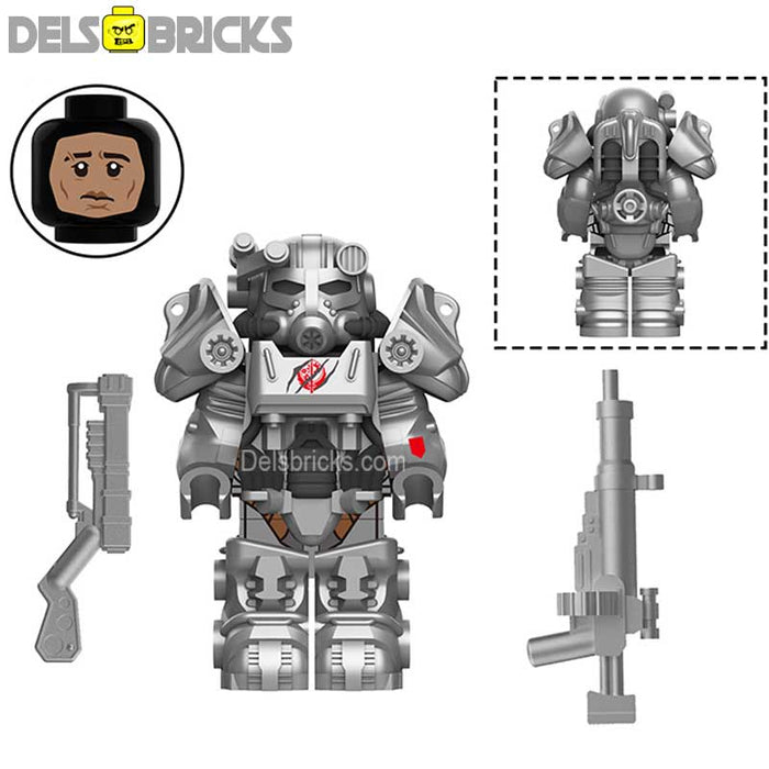 Fallout T60 Power Armor Lego Minifigures Custom video Game Toys - Just $4.99! Shop now at Retro Gaming of Denver