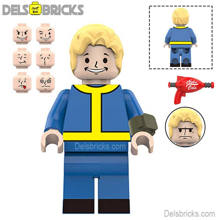 Fallout Vault Boy Lego Minifigures Custom Toys - Just $4.50! Shop now at Retro Gaming of Denver