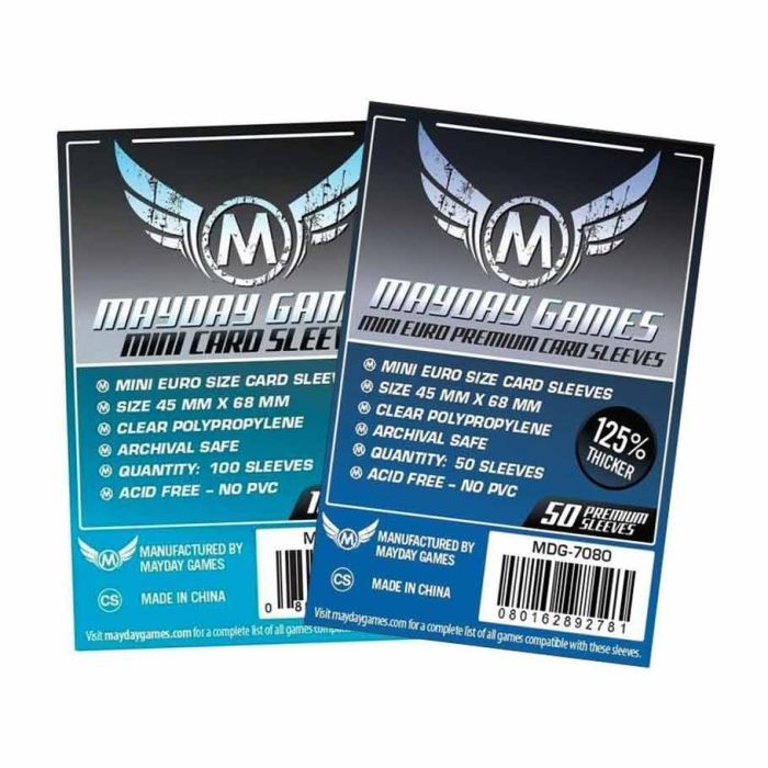 Mayday Deck Protector: Euro Penny Card Sleeves (100ct) - for just $2.75! 