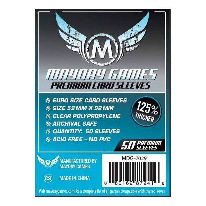 Mayday Deck Protector: Euro Premium Card Sleeves (150ct) - for just $2.75! 