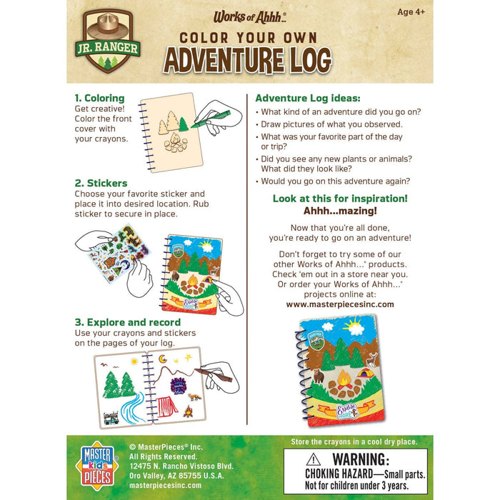 Jr. Ranger - Adventure Log Wood Craft & Paint Kit - for just $12.99! 