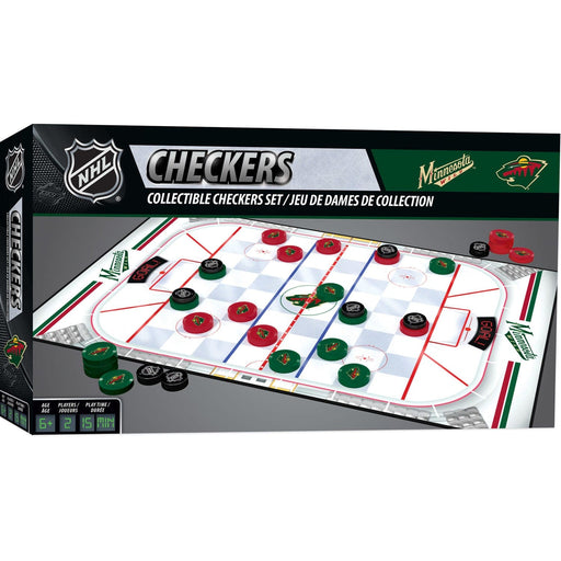 Minnesota Wild Checkers Board Game - for just $19.99! 