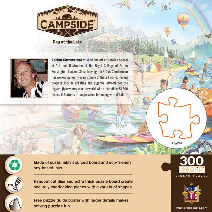 Campside - Day at the Lake 300 Piece EZ Grip Jigsaw Puzzle - for just $14.99! 