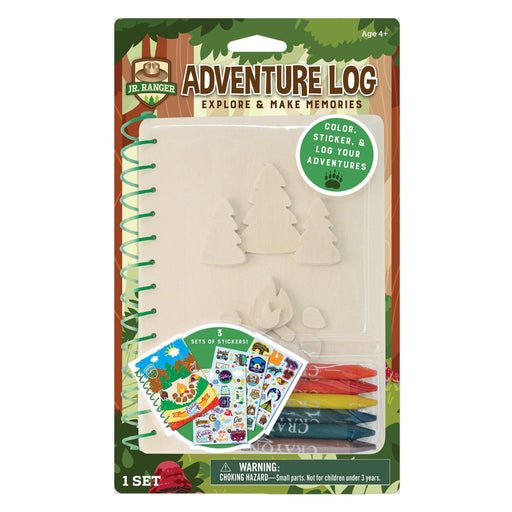 Jr. Ranger - Adventure Log Wood Craft & Paint Kit - for just $12.99! 