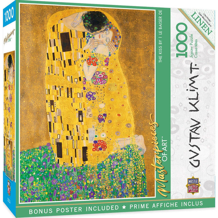 MasterPieces of Art - The Kiss 1000 Piece Jigsaw Puzzle - for just $9.99! 