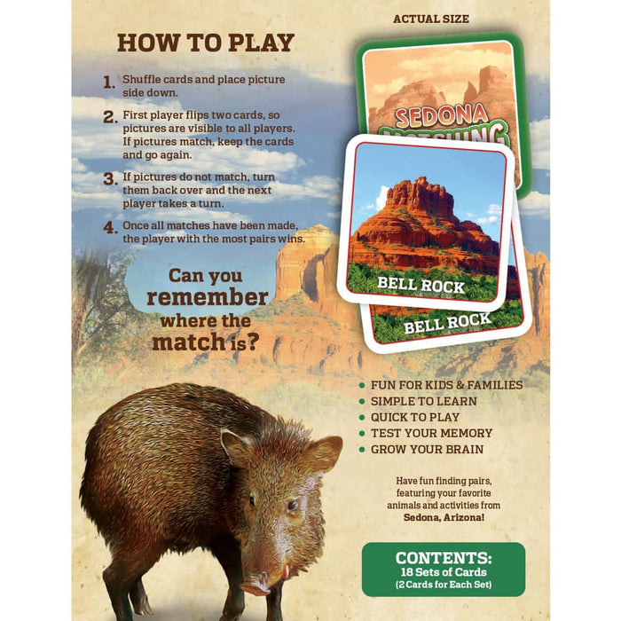 Sedona, Arizona Matching Game - for just $9.99! 