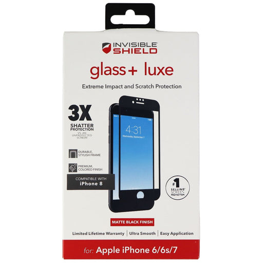 ZAGG InvisibleShield (Glass+ Luxe) Screen Protector for iPhone 7/ 6s/ 6 - Black - for just $9.99! 