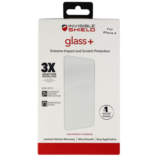 ZAGG InvisibleShield (Glass+) Screen Protector for Apple iPhone X / Xs - Clear - for just $8.06! 