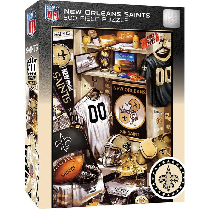 New Orleans Saints - Locker Room 500 Piece Jigsaw Puzzle - for just $16.99! 