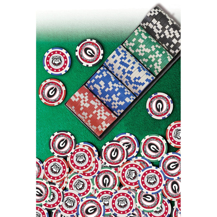 Georgia Bulldogs 100 Piece Poker Chips - for just $29.99! 