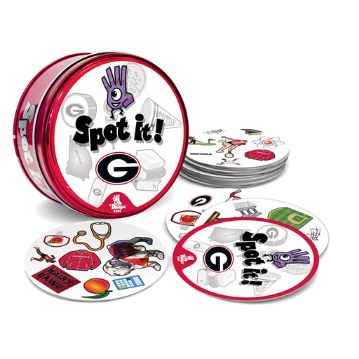 Georgia Bulldogs Spot It! Card Game - Premium Card Games - Just $12.99! Shop now at Retro Gaming of Denver