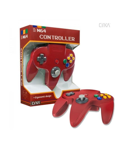 Nintendo N64 Controller Red (CirKa) - Just $19.99! Shop now at Retro Gaming of Denver