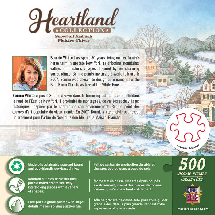 Heartland - Snowball Ambush 500 Piece Jigsaw Puzzle - for just $14.99! 
