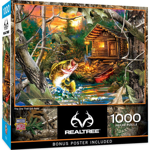 Realtree - The One That Got Away 1000 Piece Jigsaw Puzzle - Just $16.99! Shop now at Retro Gaming of Denver