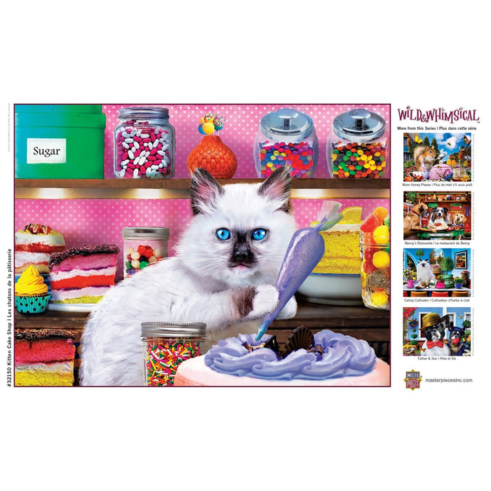 Wild & Whimsical - Kitten Cake Shop 300 Piece EZ Grip Jigsaw Puzzle - for just $9.99! 