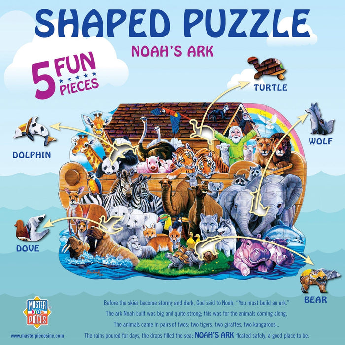 Noah's Ark - 100 Piece Shaped Jigsaw Puzzle - for just $12.99! 