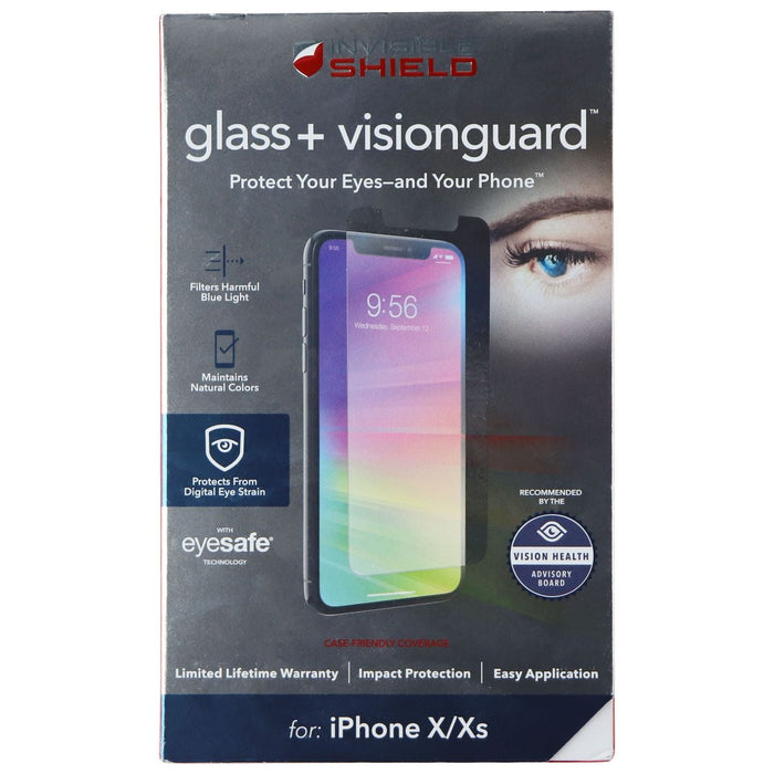 ZAGG InvisibleShield (Glass+ VisionGuard) for Apple iPhone Xs/X - Clear - for just $13.04! 