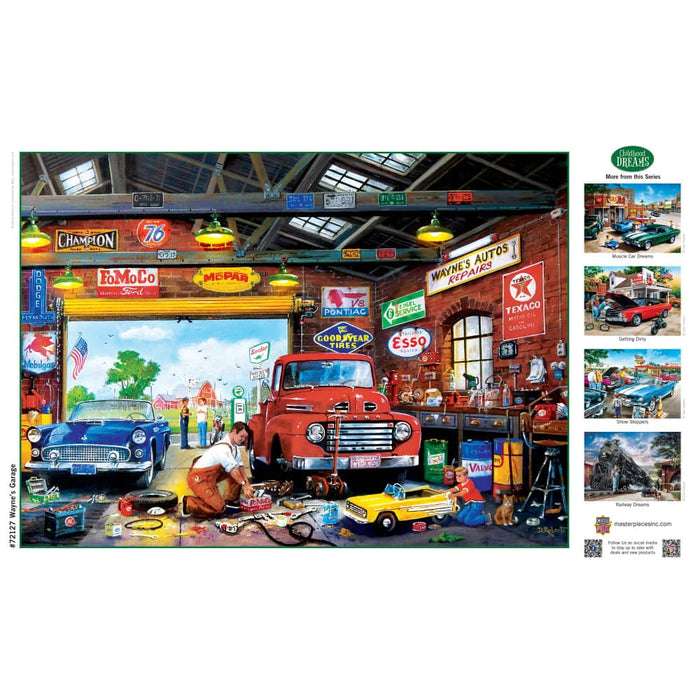Childhood Dreams - Wayne's Garage 1000 Piece Jigsaw Puzzle - for just $16.99! 