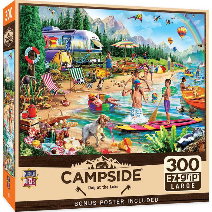 Campside - Day at the Lake 300 Piece EZ Grip Jigsaw Puzzle - for just $14.99! 