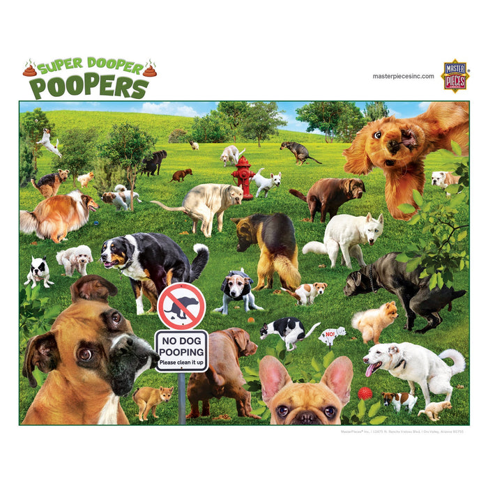 Super Dooper Poopers 1000 Piece Jigsaw Puzzle - Just $16.99! Shop now at Retro Gaming of Denver