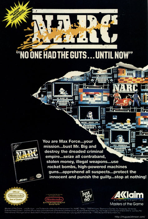 NARC (Nintendo NES) - for just $0! 