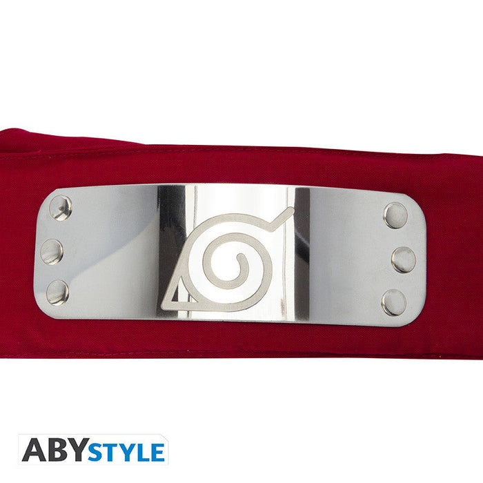 NARUTO SHIPPUDEN Headband Red Konoha Adult size - for just $19.99! 