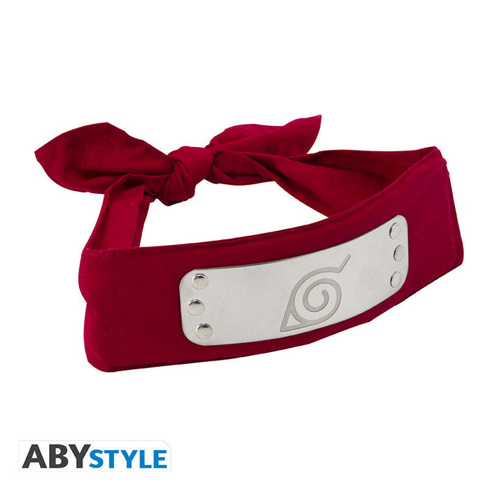 NARUTO SHIPPUDEN Headband Red Konoha Adult size - for just $19.99! 