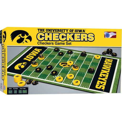 Iowa Hawkeyes Checkers Board Game - Just $19.99! Shop now at Retro Gaming of Denver