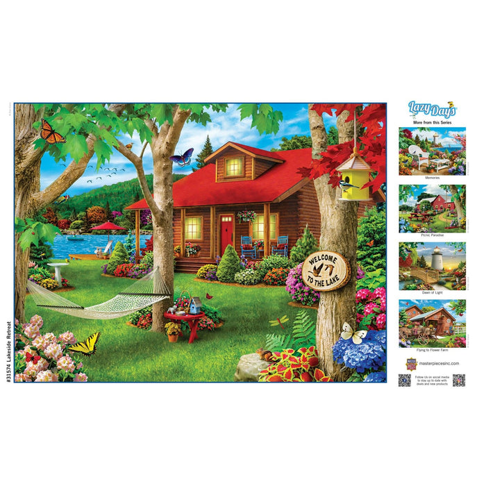 Lazy Days - Lakeside Retreat 750 Piece Jigsaw Puzzle - for just $9.99! 