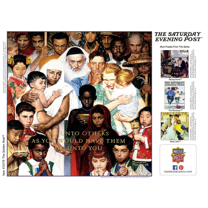 Saturday Evening Post - The Golden Rule 1000 Piece Jigsaw Puzzle - Just $16.99! Shop now at Retro Gaming of Denver