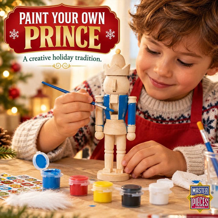Holiday Craft Kit - Nutcracker Prince Wood Craft & Paint Kit - for just $16.99! 