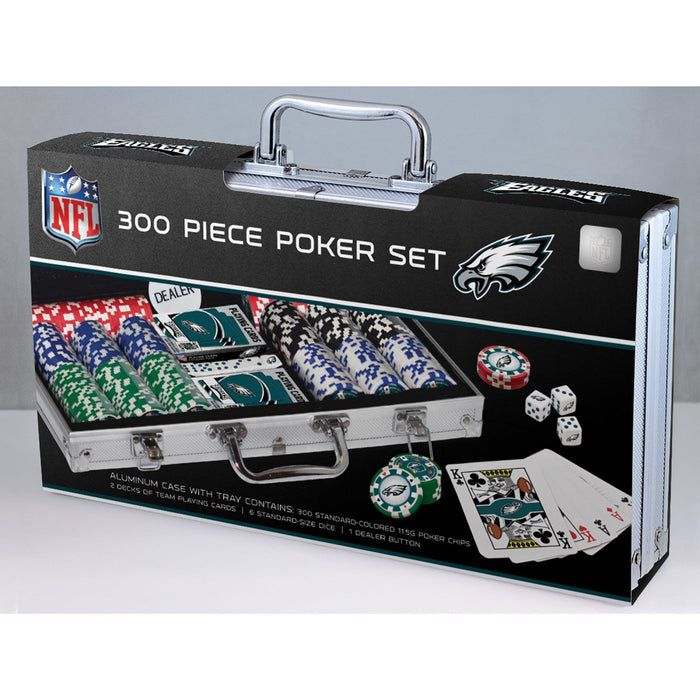 Philadelphia Eagles 300 Piece Poker Set - Just $124.99! Shop now at Retro Gaming of Denver