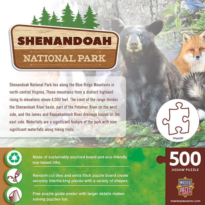 Shenandoah National Park 500 Piece Jigsaw Puzzle - for just $14.99! 