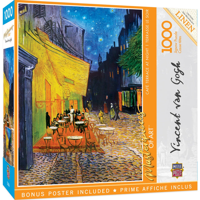 MasterPieces of Art - Cafe Terrace at Night 1000 Piece Jigsaw Puzzle - Just $16.99! Shop now at Retro Gaming of Denver