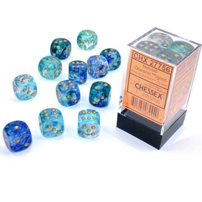 Chessex: D6  Nebula™ Dice sets - 12mm - for just $14.99! 
