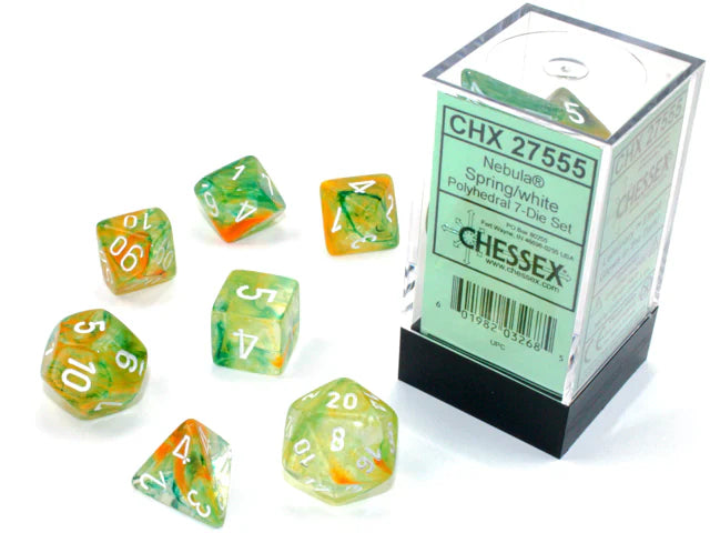 Chessex: Polyhedral Nebula Dice sets - for just $11.98! 