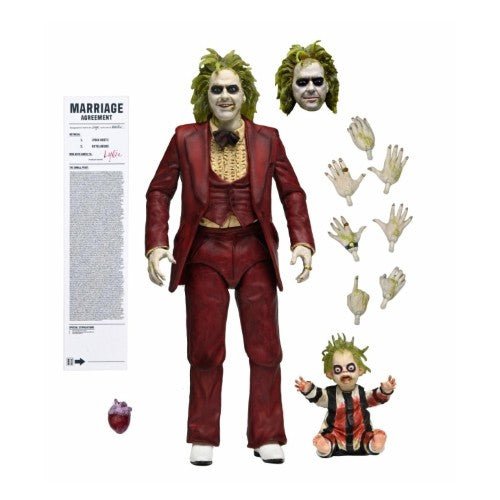 NECA Beetlejuice Beetlejuice Red Tuxedo 7-Inch Ultimate Action Figure - for just $44.99! 