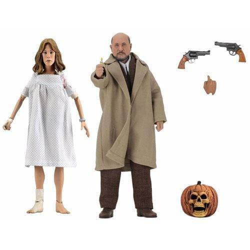 NECA Halloween 2 Dr. Loomis & Laurie Strode 8" Clothed Action Figure 2-Pack - for just $76.76! 