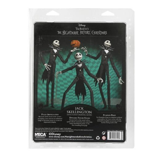 NECA Nightmare Before Christmas Jack Skellington with Pumpkin Action Figure - for just $39.99! 