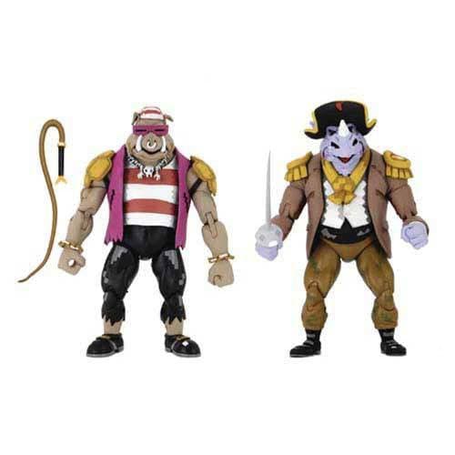 NECA  Teenage Mutant Ninja Turtles: Turtles in Time Pirate Bebop & Rocksteady 7-Inch Scale Action Figure 2-Pack - Just $53.99! Shop now at Retro Gaming of Denver