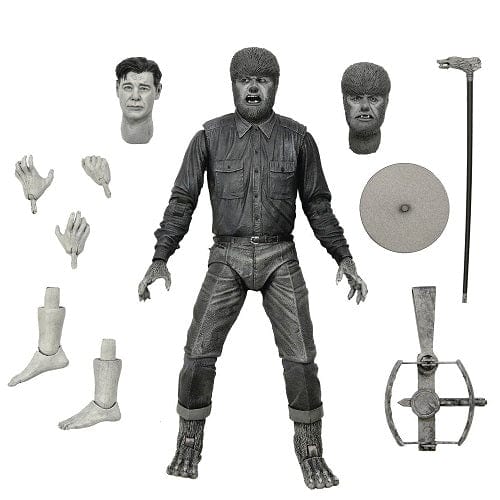 NECA Universal Monsters Ultimate Wolf Man Monster Black & White 7-In Action Figure - for just $35.76! 